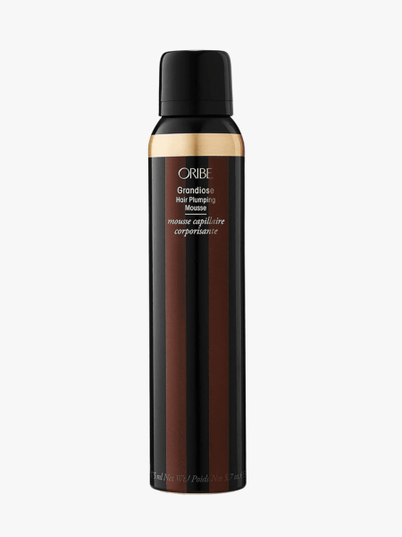 Grandiose Hair Plumping Mousse on a grey background